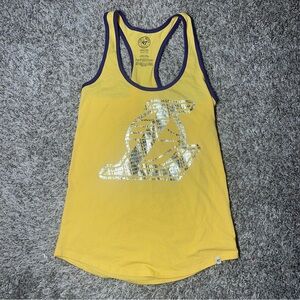 Fourty Seven Women’s Medium NBA Los Angeles Tank Top Yellow & Purple